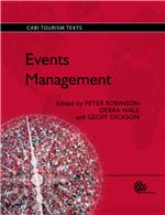 Book cover for Events management.