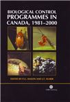 Cover for Biological control programmes in Canada, 1981-2000.