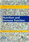 Cover for Nutrition and immune function.