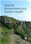 Cover for Natural environments and human health.