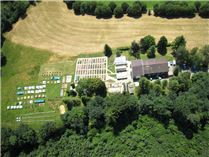 Aerial view of the Swiss centre