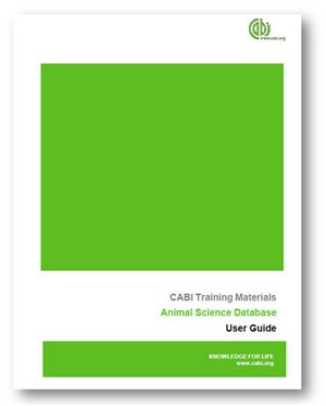 Animal Science Database user guide