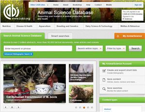 Animal Science Database screenshot