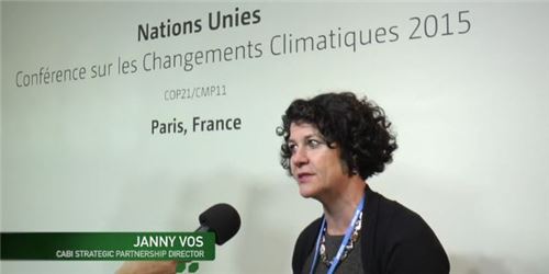 On 2 December, speaking at the UNFCCC climate studio, CABI’s Dr Janny Vos discussed the impact of climate change on agriculture, especially for the world’s 500 million smallholder farmers.