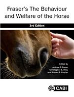 Book cover for Fraser's the behaviour and welfare of the horse.