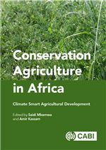 Book cover for Conservation agriculture in Africa: climate smart agricultural development.