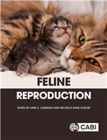Book cover for Feline reproduction.
