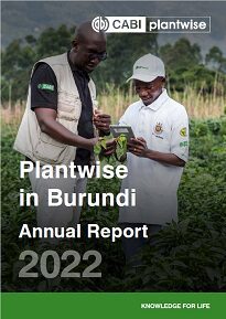 Plantwise in Burundi Annual Report 2022 cover