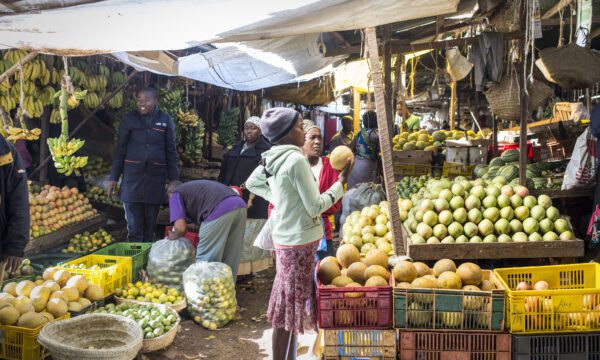 Market scene in Nairobi, Kenya