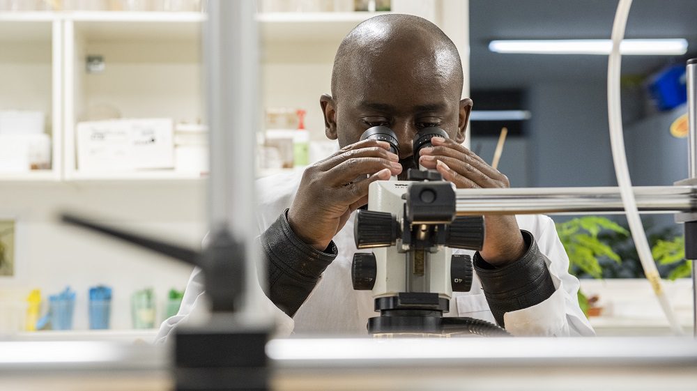 MAS in Integrated Crop Management, Class of 2020. Jordan Sichona from Zambia.