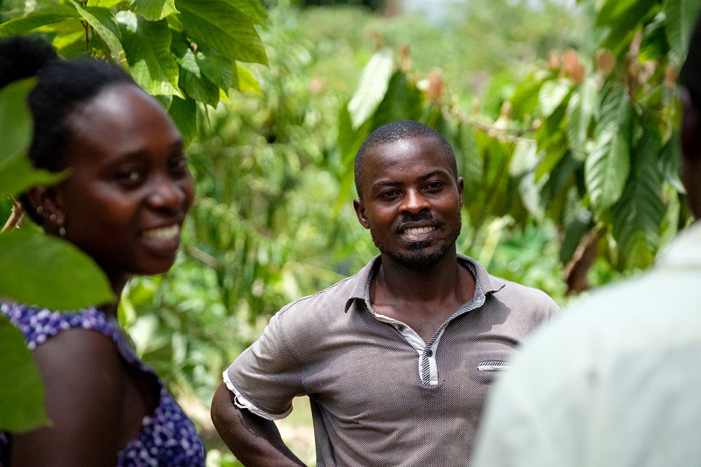 Portrait of Andrew, farmer in an organic farm