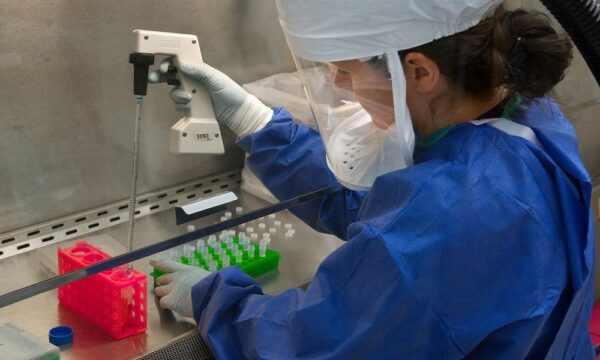 Female scientist