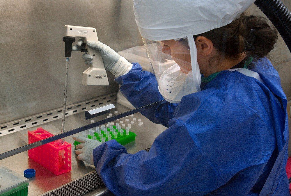 Female scientist