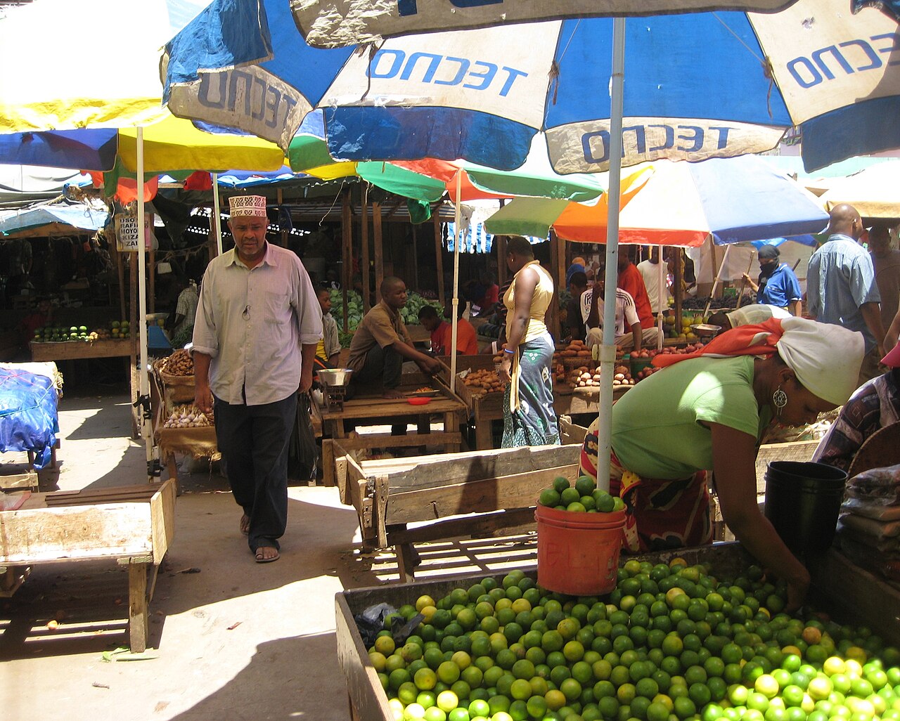 Fruit_and_vegetable_stands_in_Kariakoo_market
