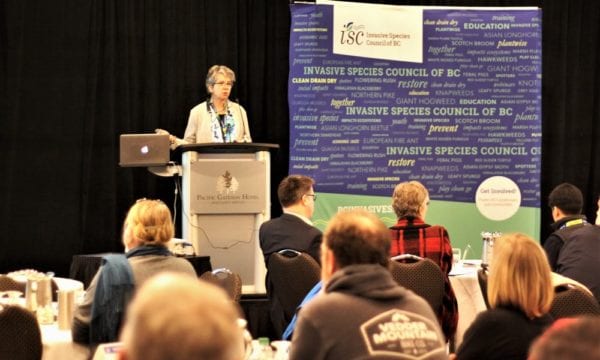 Hariet at BC Invasives Conference