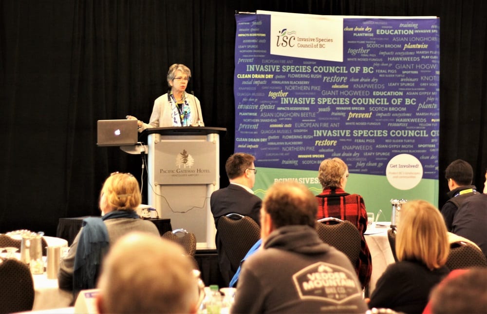 Hariet at BC Invasives Conference