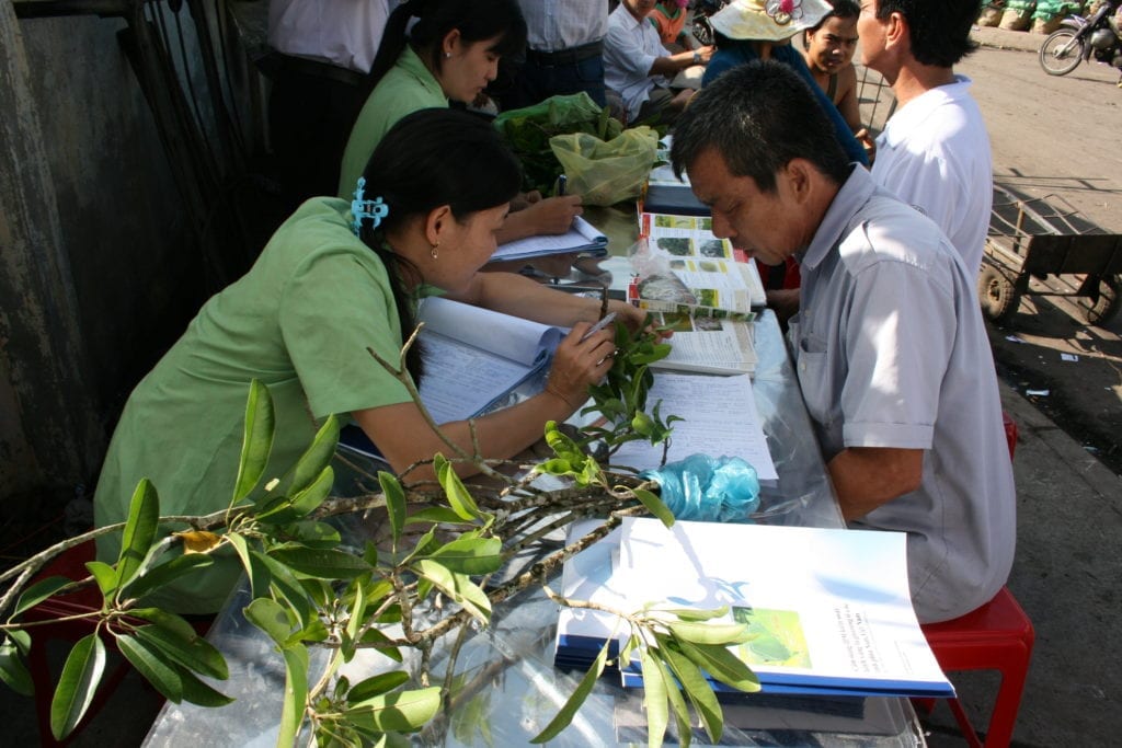 Plant clinic in Vietnam