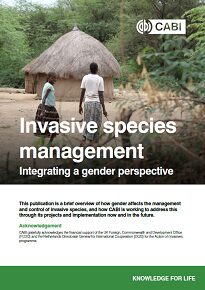 Invasive species management Integrating a gender perspective