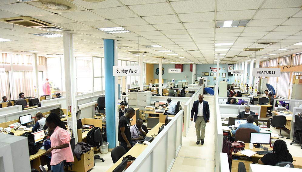 New vision news room
