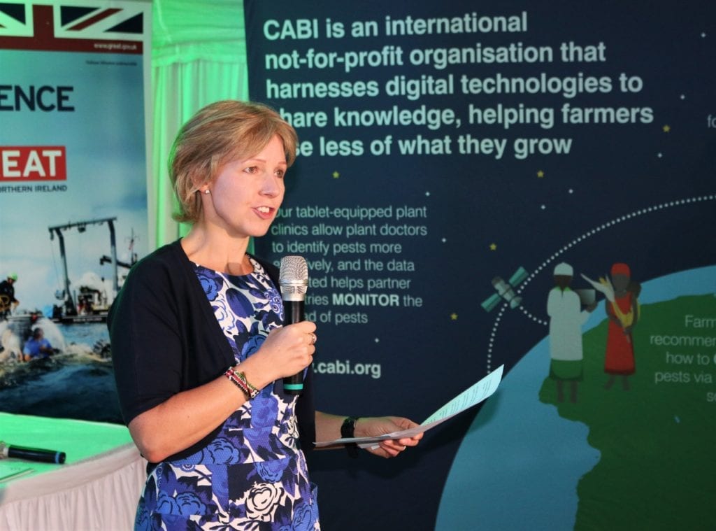 Susie Kitchens, Deputy High Commissioner, speaking at the launch