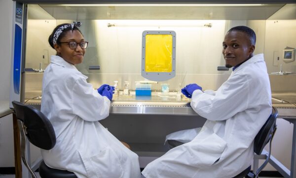 Workers at the RADA Bodles Research Station in Jamaica.