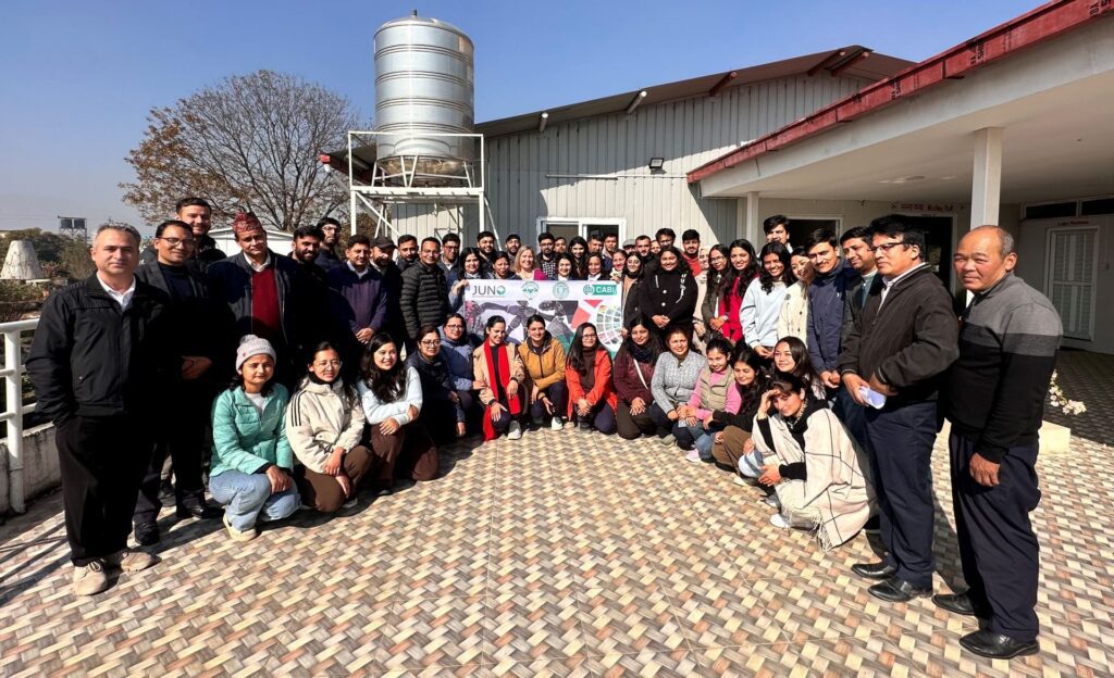 Training group pose for a group picture.